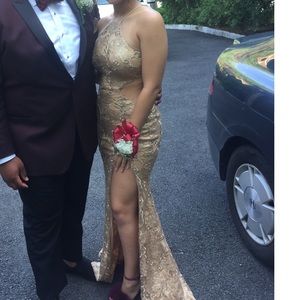 Gold Prom Dress